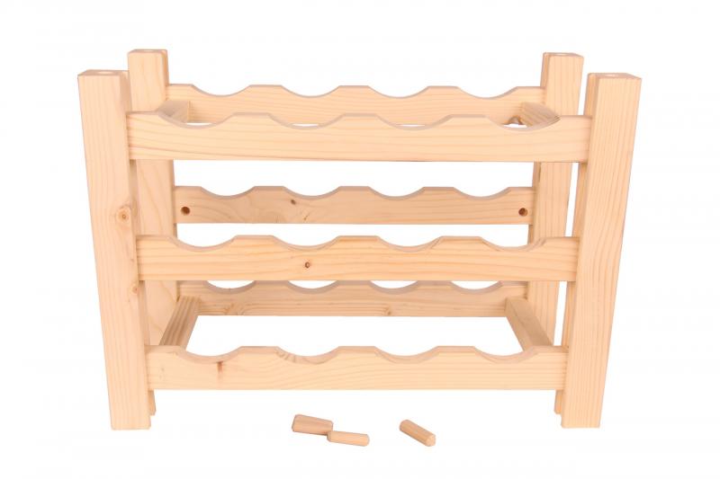Raft lemn 12 sticle