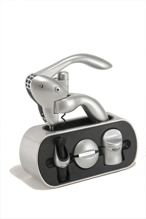 Set 4 accesorii vin SILVER HOUDINI