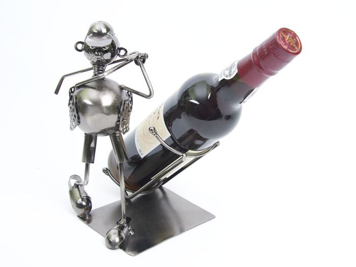 Suport decorativ sticla vin Golfist