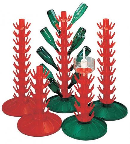 Stativ rotativ 45 sticle