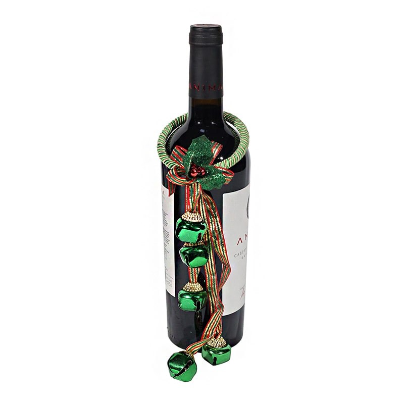 Ornament verde sticla vin