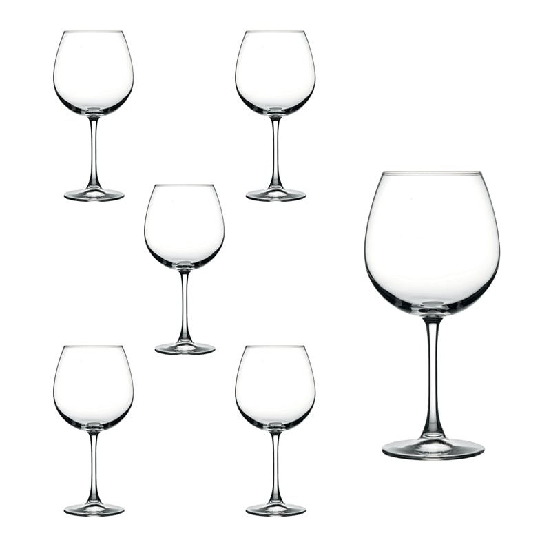 Set 6 Pahare vin rosu 780 ml