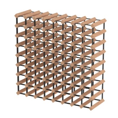 Raft lemn natur 72 sticle