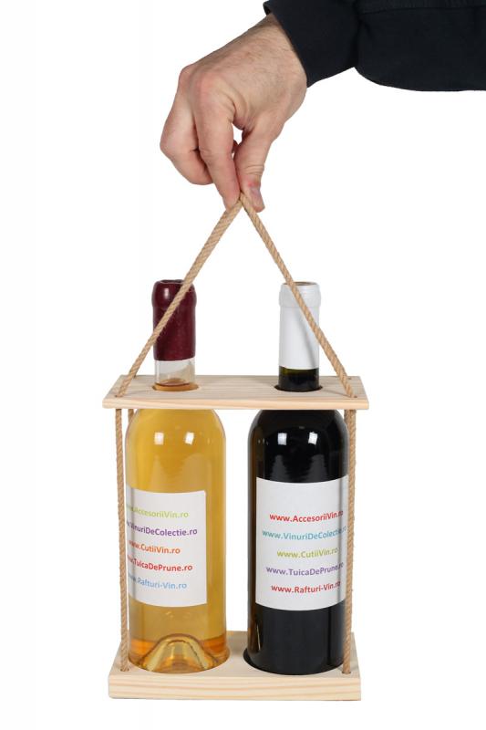 Suport sticle vin Duo