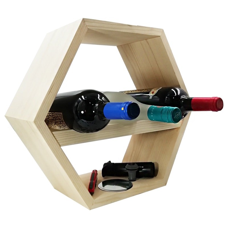 Raft hexagonal 3 sticle vin