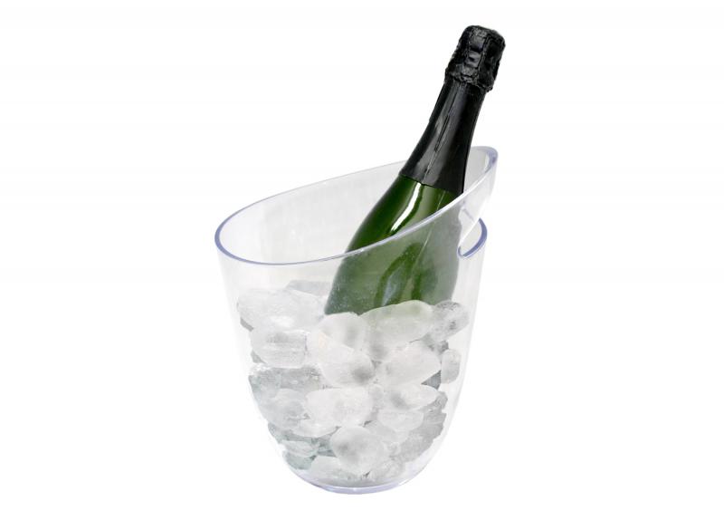 Frapiera transparenta pentru o sticla vin