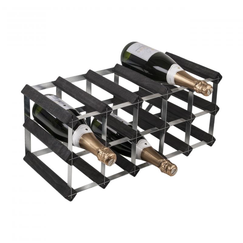 Raft 15 sticle negru