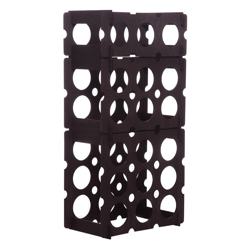 Raft Brick negru 18 sticle vin